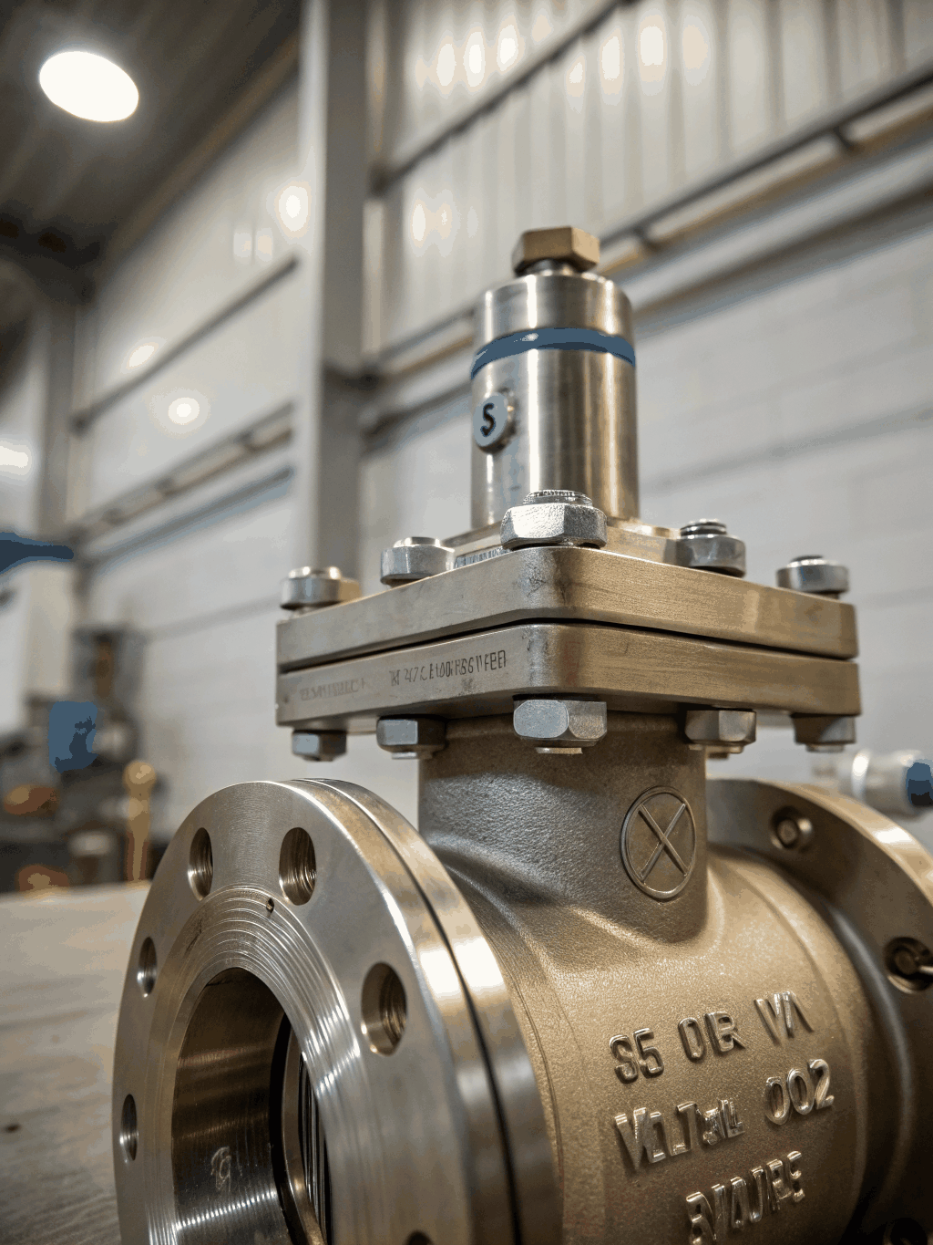 High-precision industrial pipeline valve assembly